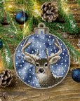 Cross Stitch Kit with Beads on Wood - Luca - S Yarns