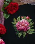 Cross Stitch Kit with Hoop Included Luca - S - BC204 ’’Peter Brand’’ Peony - Luca - S Yarns