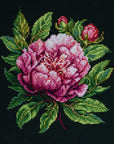 Cross Stitch Kit with Hoop Included Luca - S - BC204 ’’Peter Brand’’ Peony - Luca - S Yarns