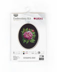 Cross Stitch Kit with Hoop Included Luca - S - BC204 ’’Peter Brand’’ Peony - Luca - S Yarns