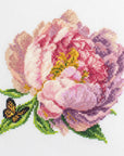 Cross Stitch Kit with Hoop Included Luca - S - BC206 ’’Rozella’’ Peony - Luca - S Yarns