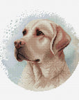 Cross Stitch Kit with Hoop Included Luca - S - BC211, The Labrador - Luca - S Yarns