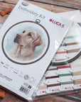 Cross Stitch Kit with Hoop Included Luca - S - BC211, The Labrador - Luca - S Yarns