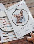 Cross Stitch Kit with Hoop Included Luca - S - BC212, Welsh Corgi - Luca - S Yarns