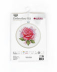 Cross Stitch Kit with Hoop Included Luca - S - Rose Aroma, BC105 - Luca - S Yarns