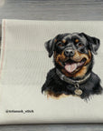 Cross Stitch Kit with Hoop Included Luca - S - Rottweiler, BC229 - Luca - S Yarns