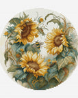 Cross Stitch Kit with Hoop Included Luca - S - Sunflower, BC202 - Luca - S Yarns