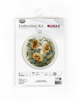 Cross Stitch Kit with Hoop Included Luca - S - Sunflower, BC202 - Luca - S Yarns