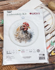 Cross Stitch Kit with Hoop Included Luca - S - The Chicken, BC216 - Luca - S Yarns