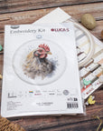 Cross Stitch Kit with Hoop Included Luca - S - The Chicken, BC216 - Luca - S Yarns