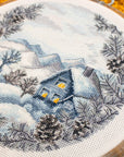 Cross Stitch Kit with Hoop Included Luca - S - The Winter, BC218 - Luca - S Yarns