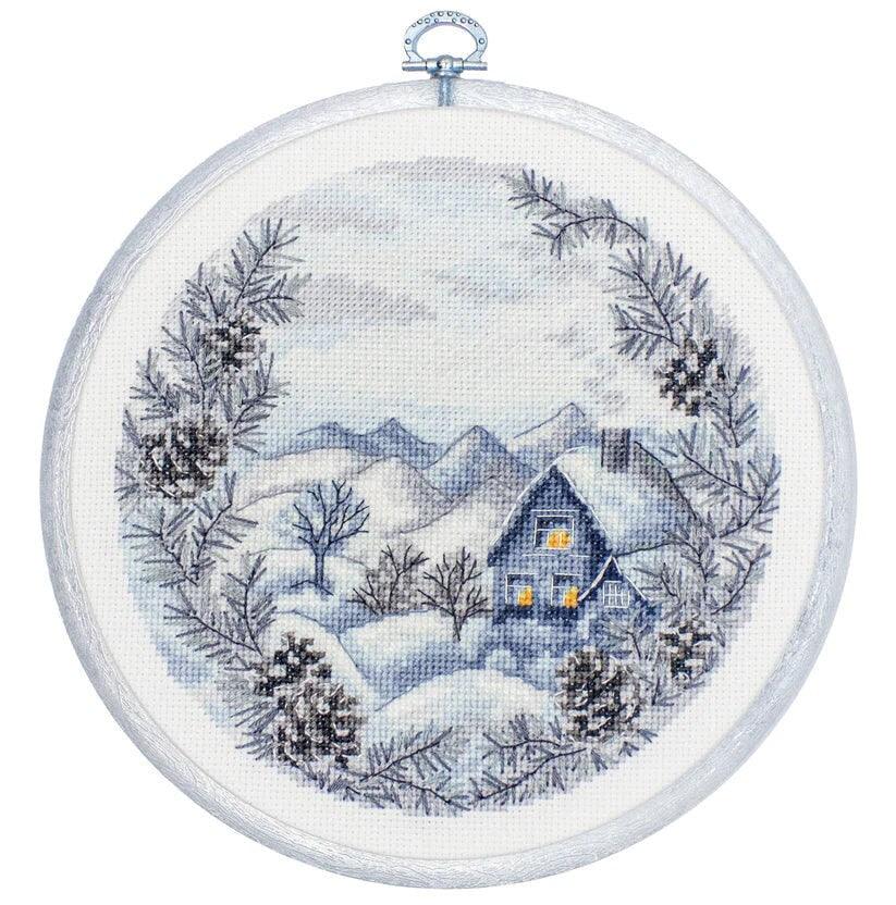 Cross Stitch Kit with Hoop Included Luca - S - The Winter, BC218 - Luca - S Yarns