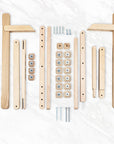 Floor - standing type wooden embroidery stand - Luca - S Yarns