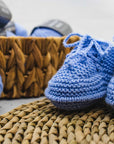 Garter Stitch Baby Booties Pattern - Luca - S Yarns