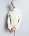 Ivory Diamond Pullover - Luca - S Yarns