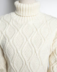 Ivory Diamond Pullover - Luca - S Yarns