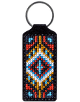 Key Chain Needlecraft Kit - Cross Stitch Kit on Leather - Luca - S Yarns