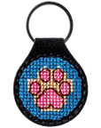 Key Chain Needlecraft Kit - Cross Stitch Kit on Leather - Luca - S Yarns