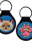 Key Chain Needlecraft Kit - Cross Stitch Kit on Leather - Luca - S Yarns