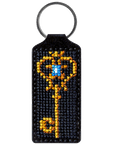 Key Chain Needlecraft Kit - Cross Stitch Kit on Leather - Luca - S Yarns