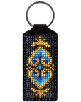 Key Chain Needlecraft Kit - Cross Stitch Kit on Leather - Luca - S Yarns