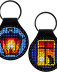 Key Chain Needlecraft Kit - Cross Stitch Kits on Leather - Luca - S Yarns