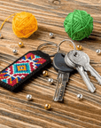 Key Chain Needlecraft Kit - Cross Stitch Kits on Leather - Luca - S Yarns