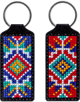 Key Chain Needlecraft Kit - Cross Stitch Kits on Leather - Luca - S Yarns