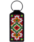 Key Chain Needlecraft Kit - Cross Stitch Kits on Leather - Luca - S Yarns