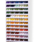 Luca - S Cotton Perle Wooden Stand - 110 Colors - (10 Fill) - Luca - S Yarns