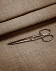 Luca - S Natural Pure 100% Linen Severe Fabric Brown Color - Luca - S Yarns