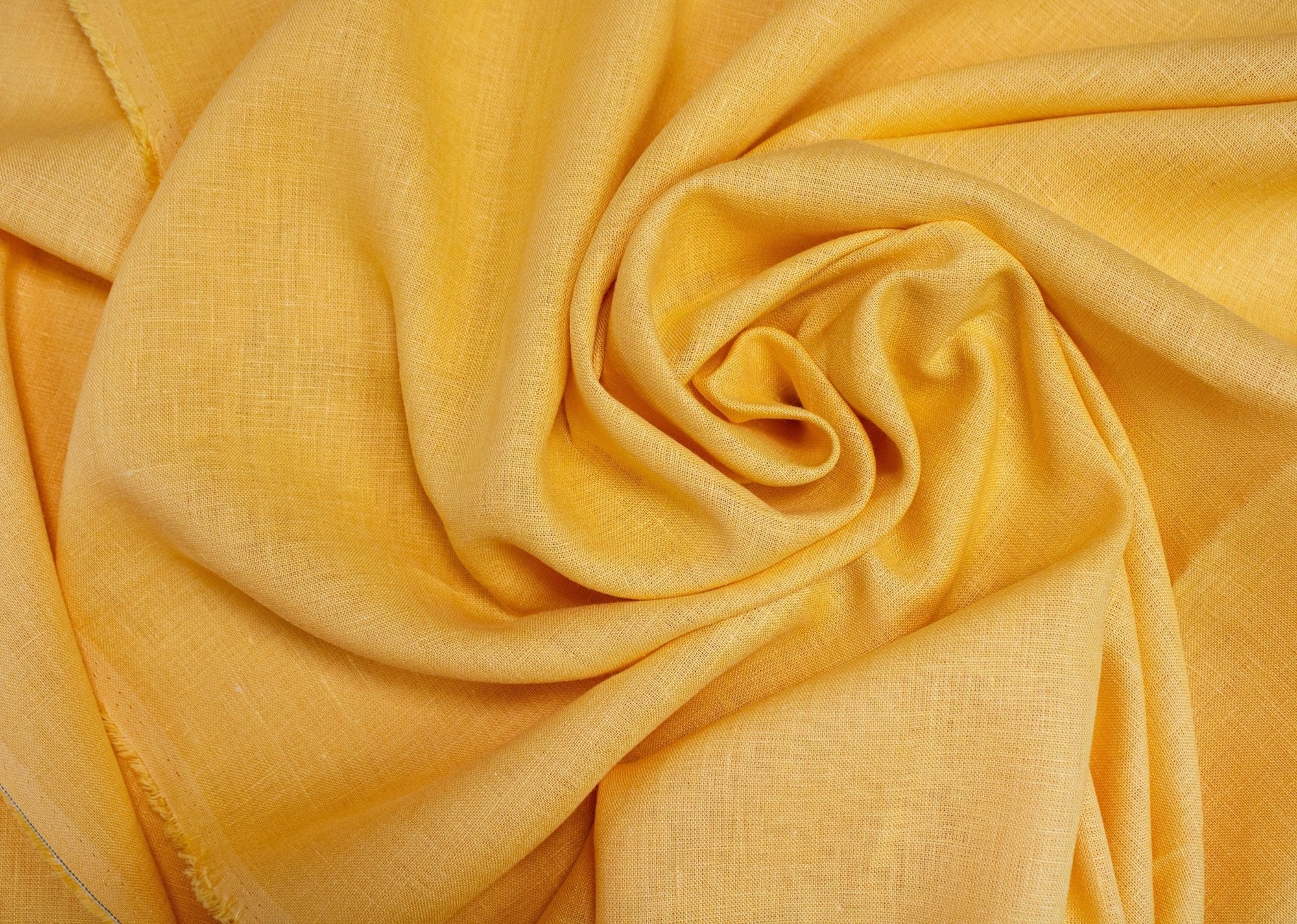 Luca - S Natural Pure 100% Linen Soft Fabric Goldenrod Color - Luca - S Yarns
