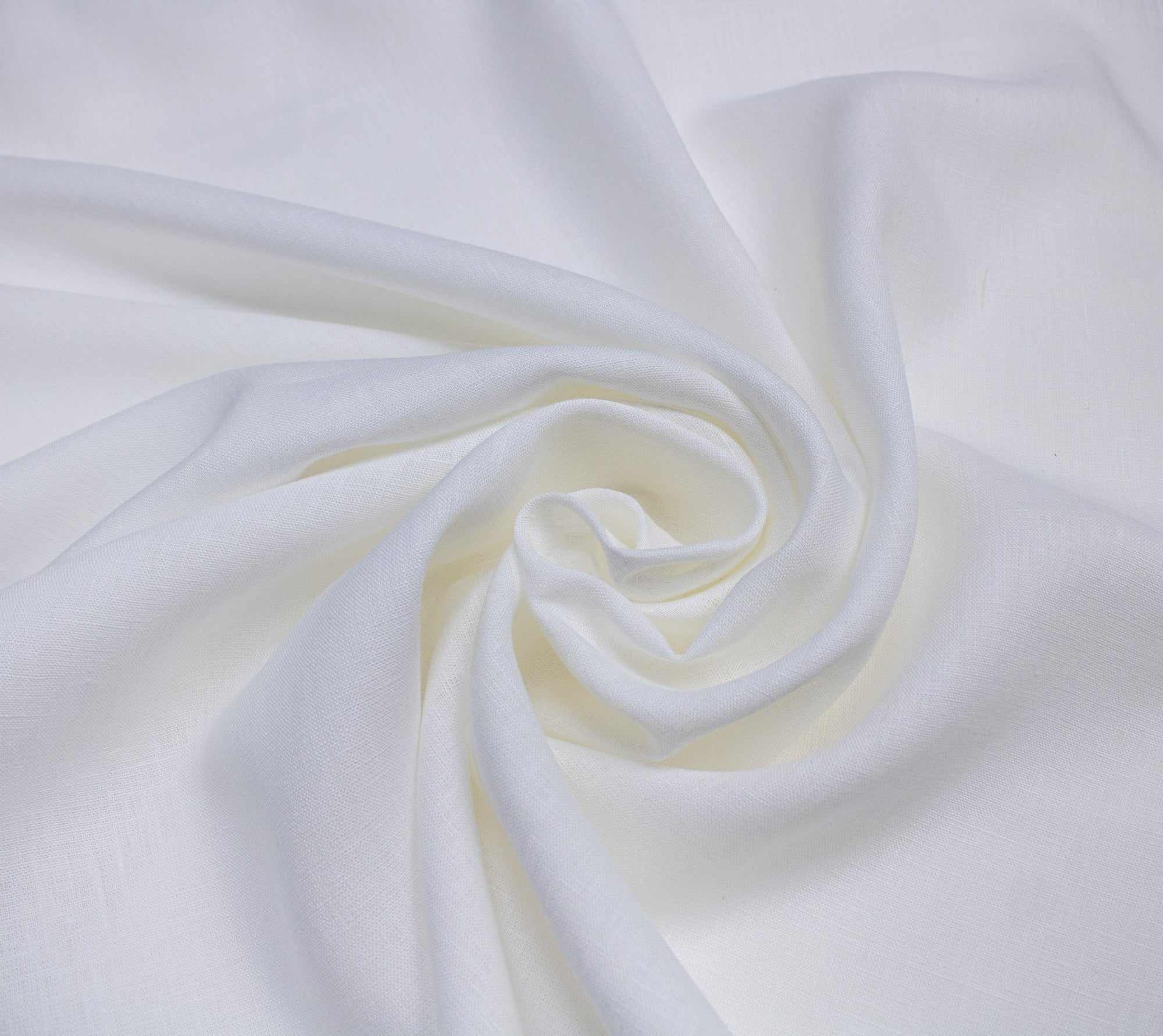 Luca - S Natural Pure 100% Linen Soft Fabric White Color - Luca - S Yarns
