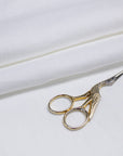 Luca - S Natural Pure 100% Linen Wrinkled Fabric Natural White Color - Luca - S Yarns