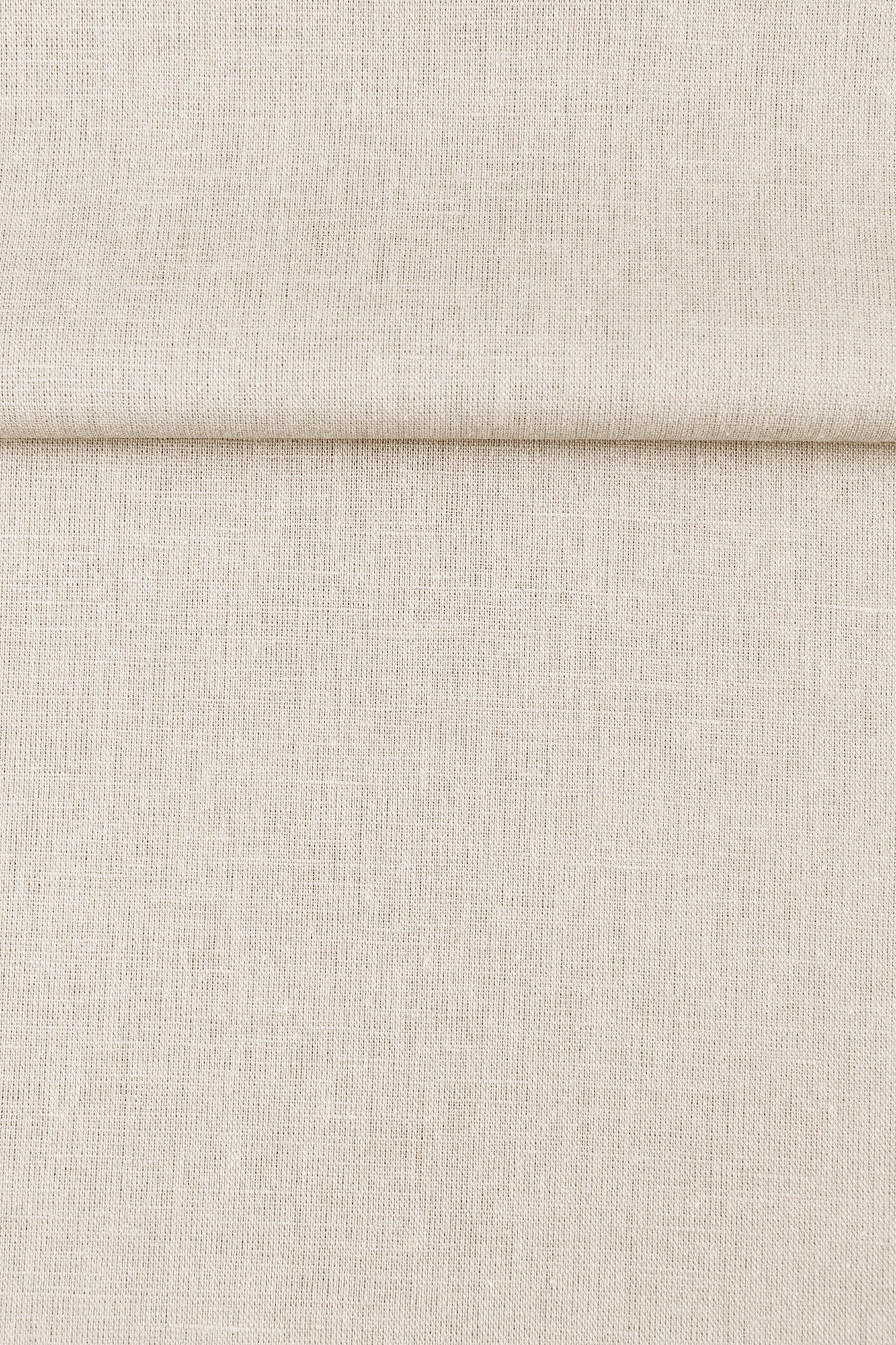 Luca - S Natural Pure Linen Wrinkled Fabric Light Beige Color - Luca - S Yarns