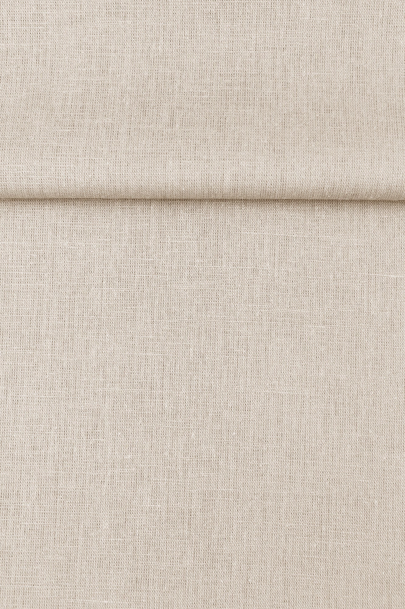 Luca - S Natural Pure Linen Wrinkled Fabric Light Beige Color - Luca - S Yarns