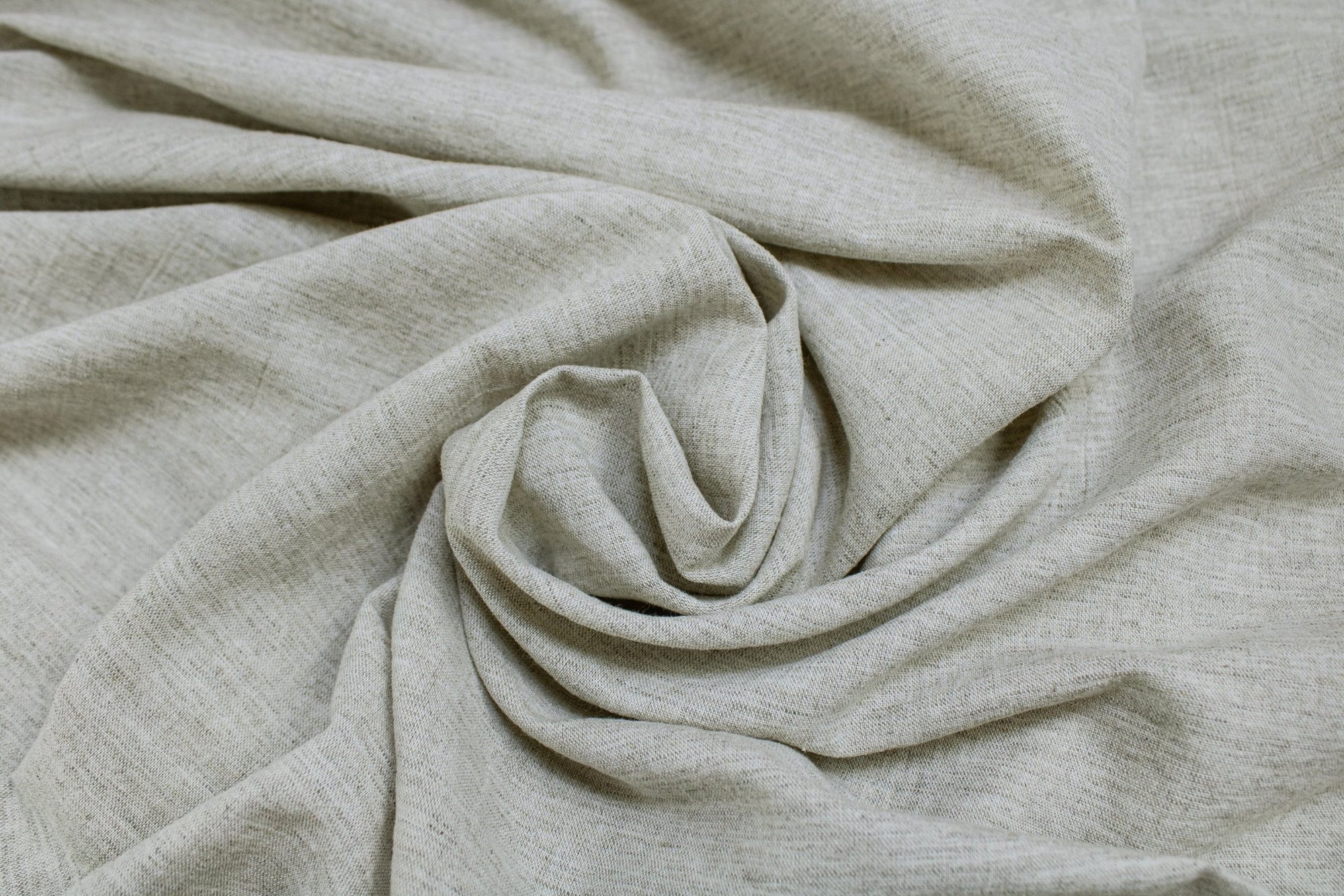 Luca - S Natural Pure Linen Wrinkled Fabric Rustic Color - Luca - S Yarns