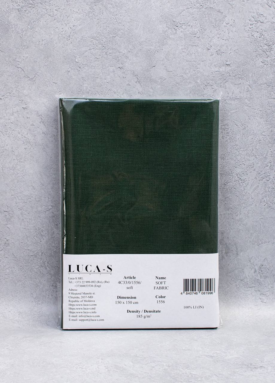 Luca - S Pure Natural 100% Linen Soft Fabric Ivy Color - Luca - S Yarns
