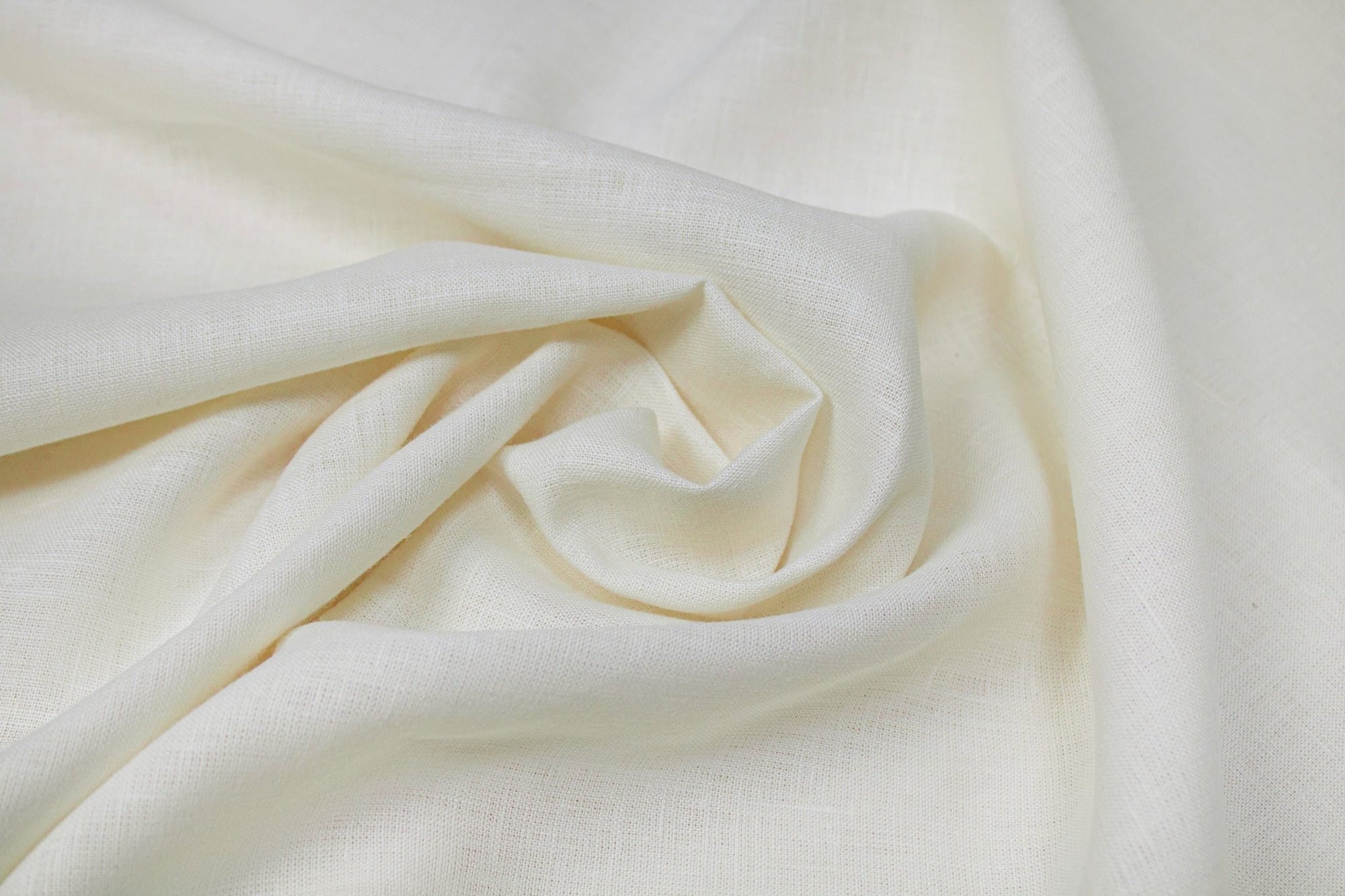 Luca - S Pure Natural 100% Linen Soft Fabric Natural White Color - Luca - S Yarns