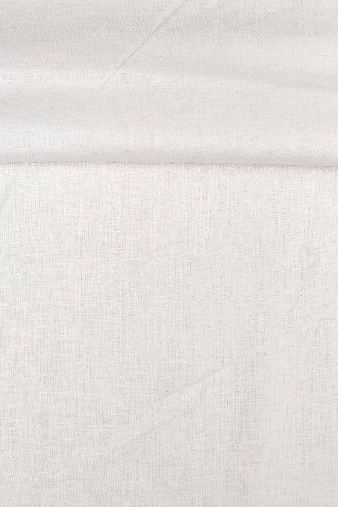 Luca - S Pure Natural 100% Linen Soft Fabric White Color - Luca - S Yarns