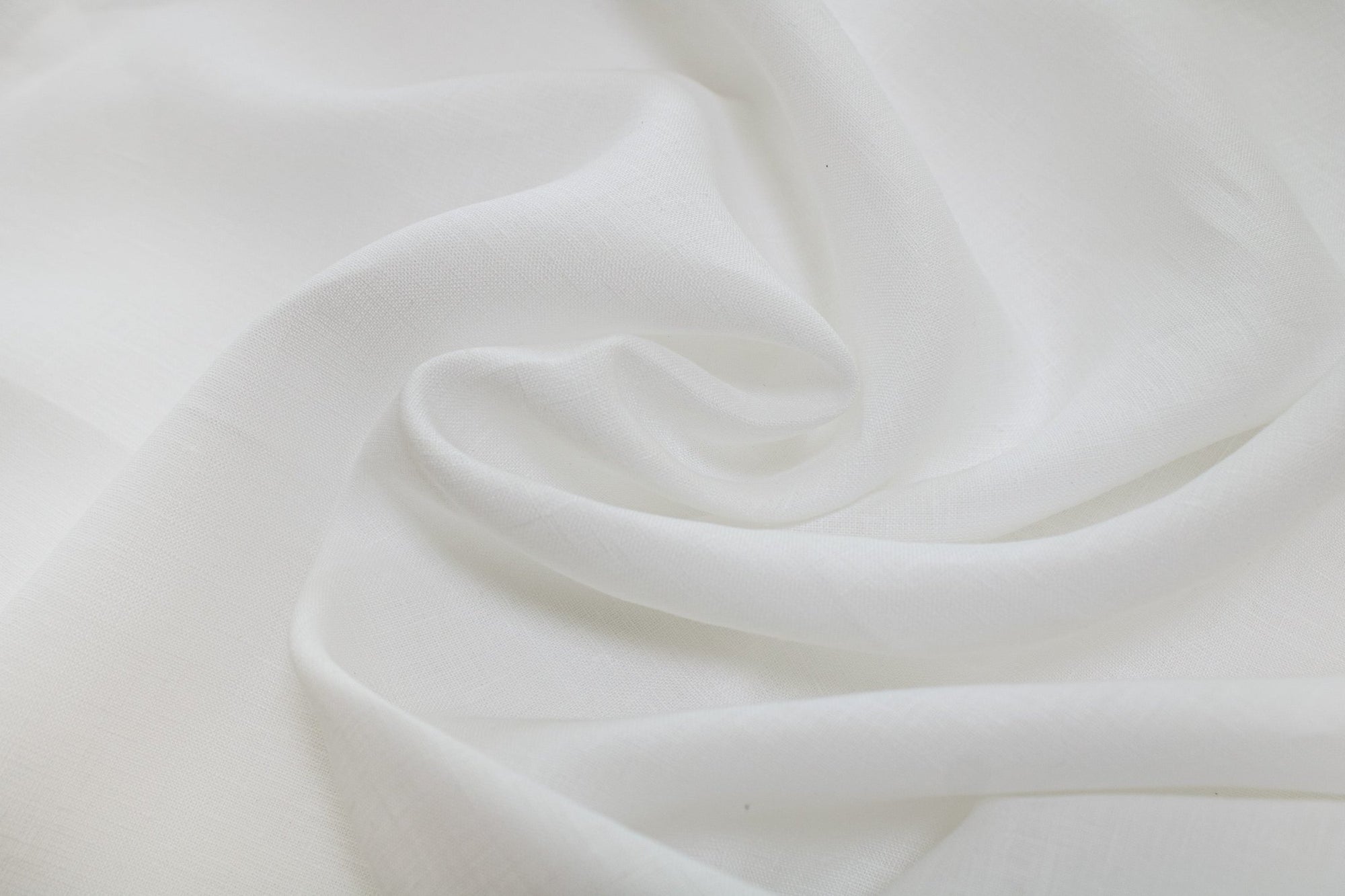 Luca - S Pure Natural 100% Linen Soft Fabric White Color - Luca - S Yarns