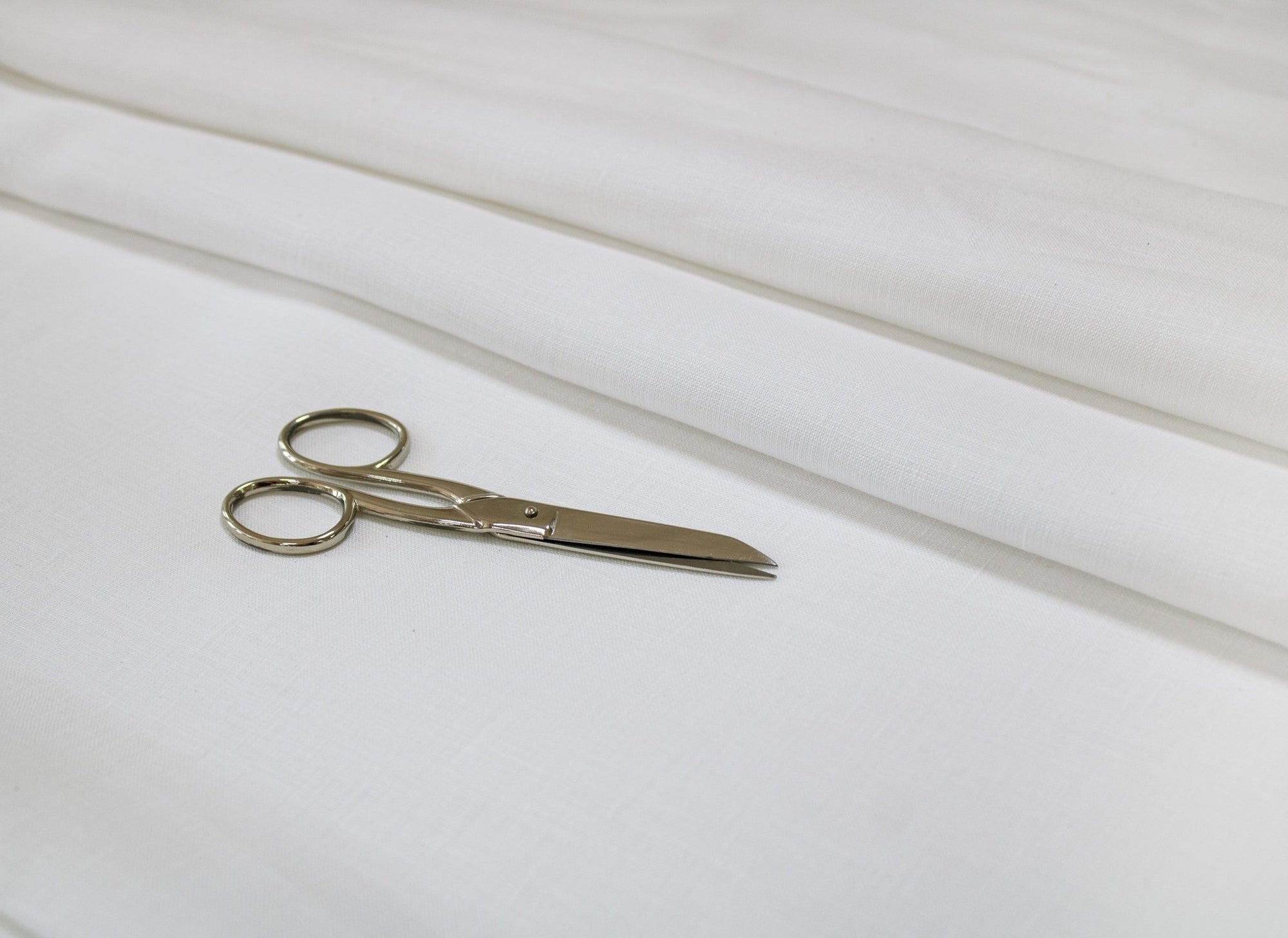 Luca - S Pure Natural 100% Linen Soft Fabric White Color - Luca - S Yarns