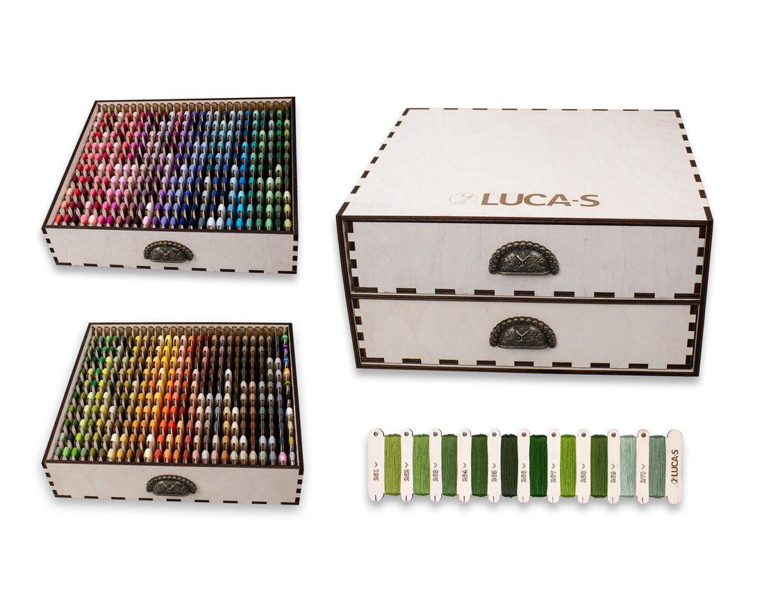 Organizer Box 2 Luca - S Mouline 520 colors, OL - 02 - Luca - S Yarns