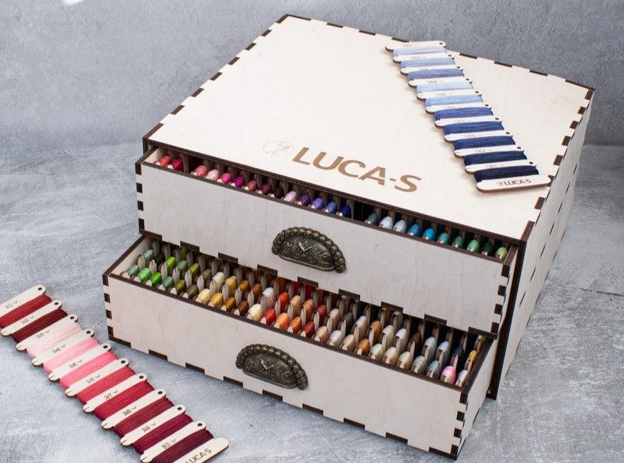 Organizer Box 2 Luca - S Mouline 520 colors, OL - 02 - Luca - S Yarns