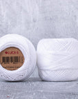 Pack of 10 Pearl Cotton Luca - S Color White, Art. 87 - Embroidery Threads - Luca - S Yarns