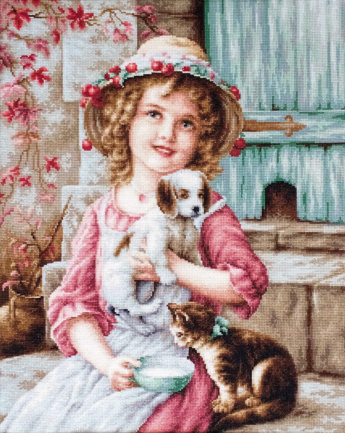 Petit Point Kit Luca-S - Best Friends, G518 - Luca-S