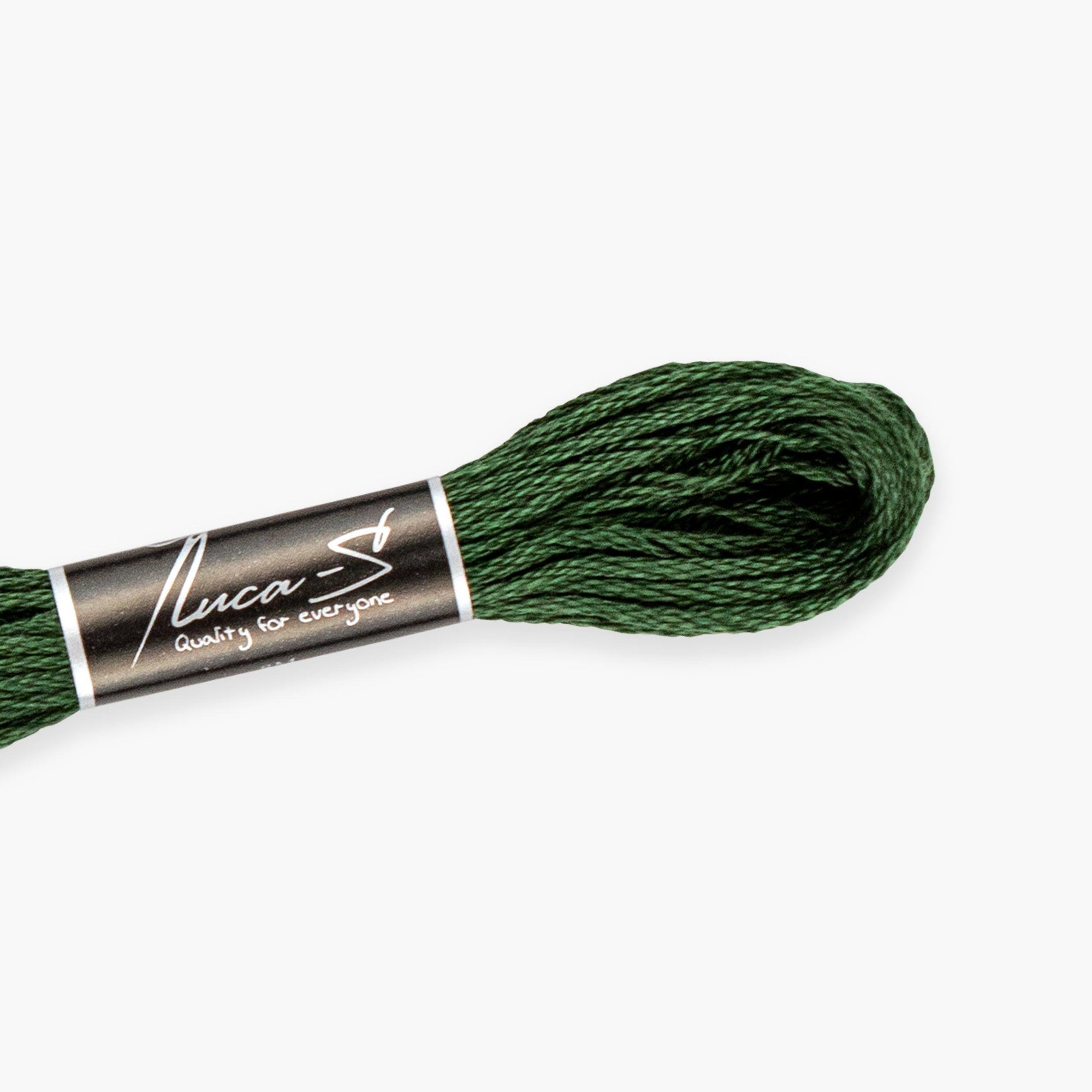 Stranded Cotton Luca-S Dark Green Stranded Cotton - HobbyJobby