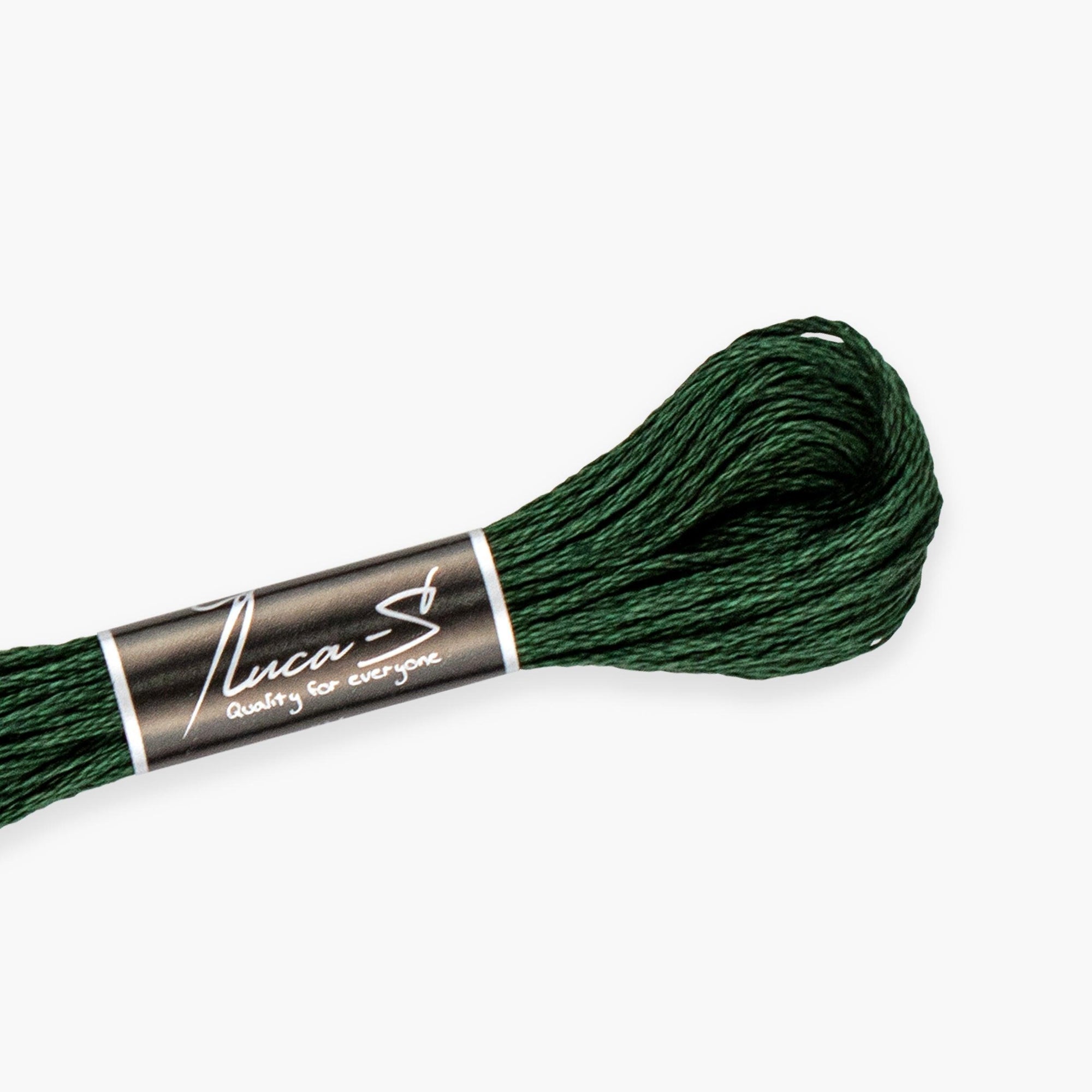 Stranded Cotton Luca-S Dark Green Stranded Cotton - HobbyJobby