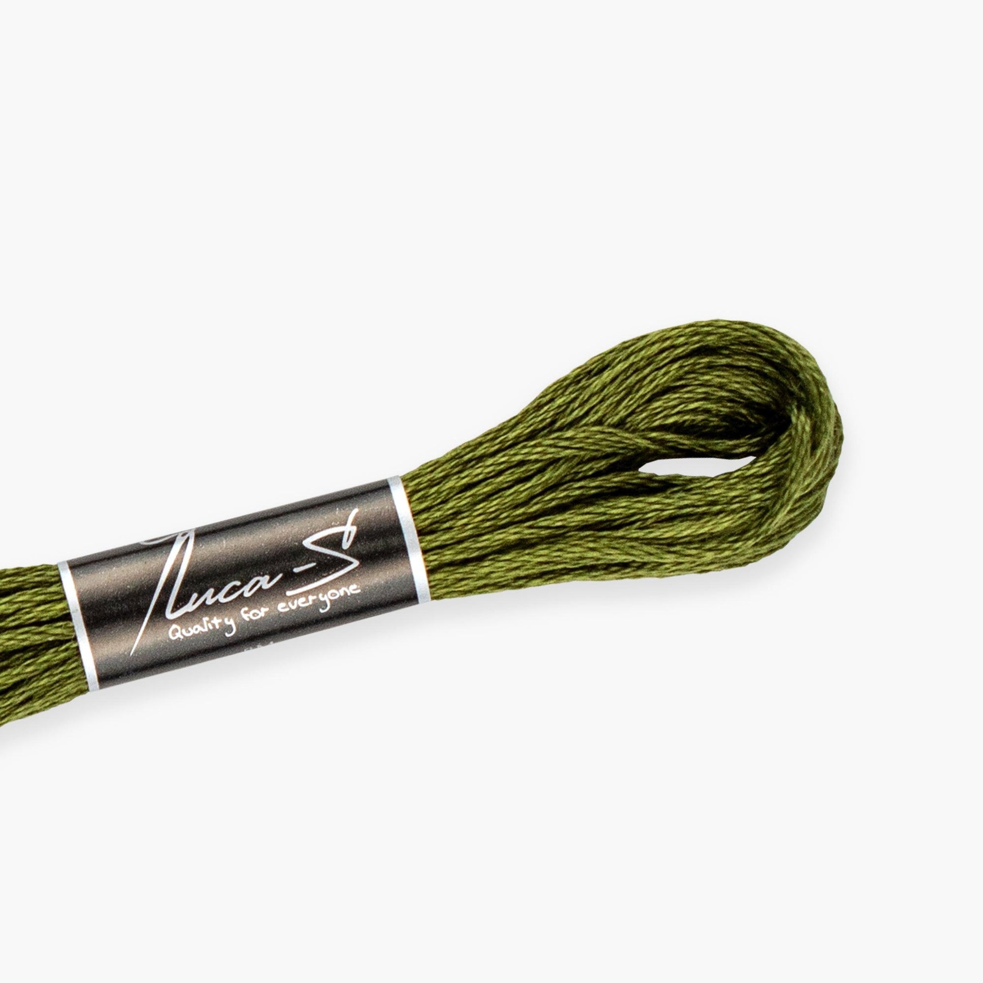 Stranded Cotton Luca-S Dark Green Stranded Cotton - HobbyJobby