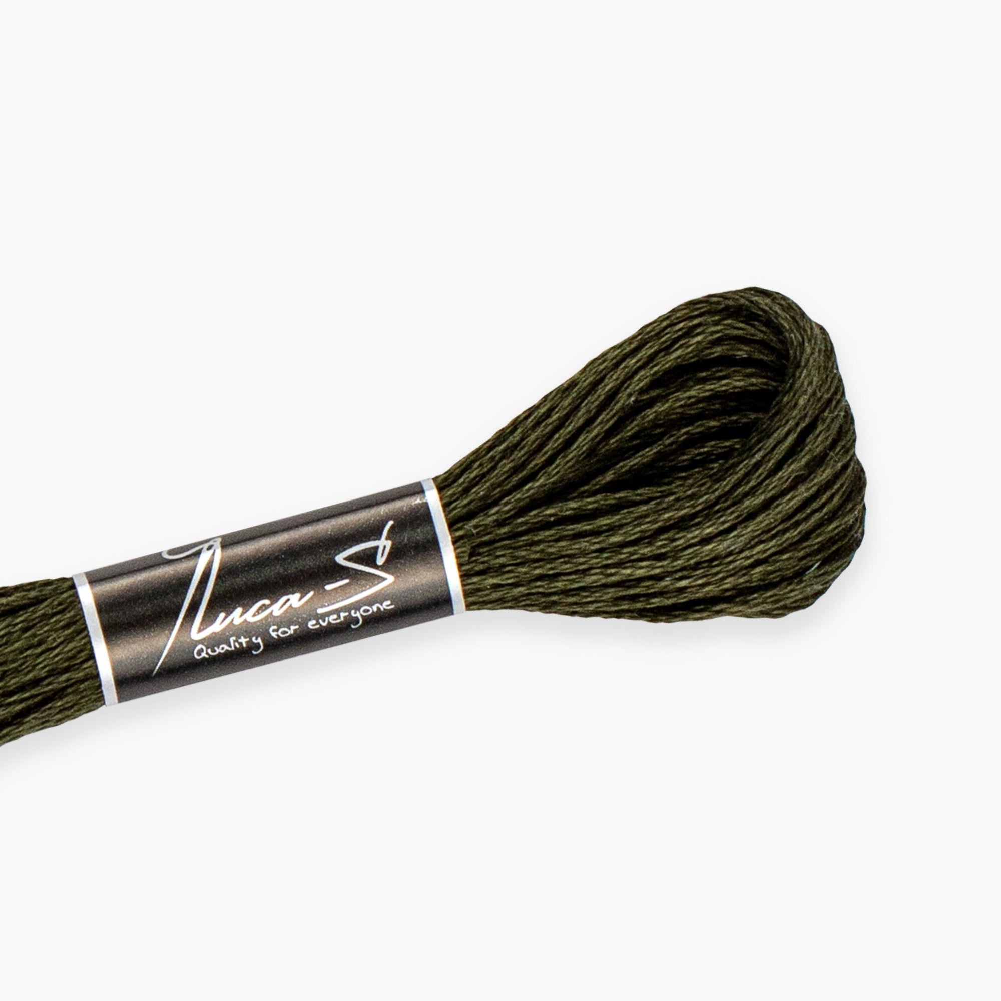 Stranded Cotton Luca-S Dark Green Stranded Cotton - HobbyJobby